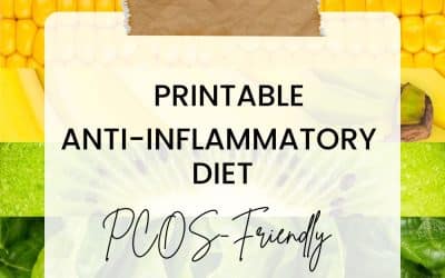 Free Printable Anti-Inflammatory Diet (PCOS-friendly)